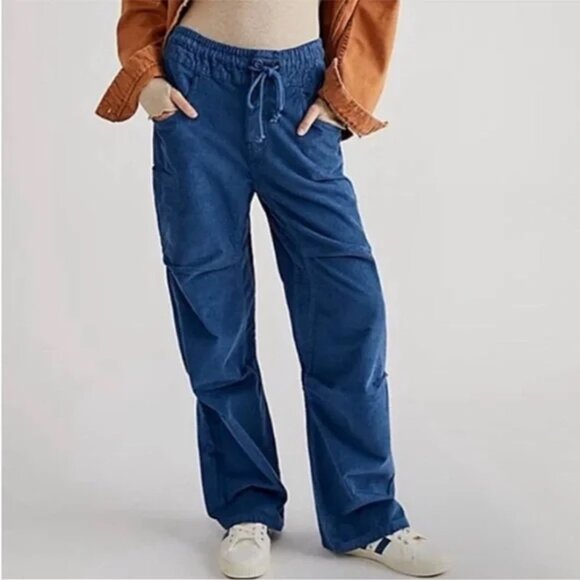 Free People Modern Love Pull On Corduroy Jeans NEW with tags NWT Size XSmall - Picture 2 of 14